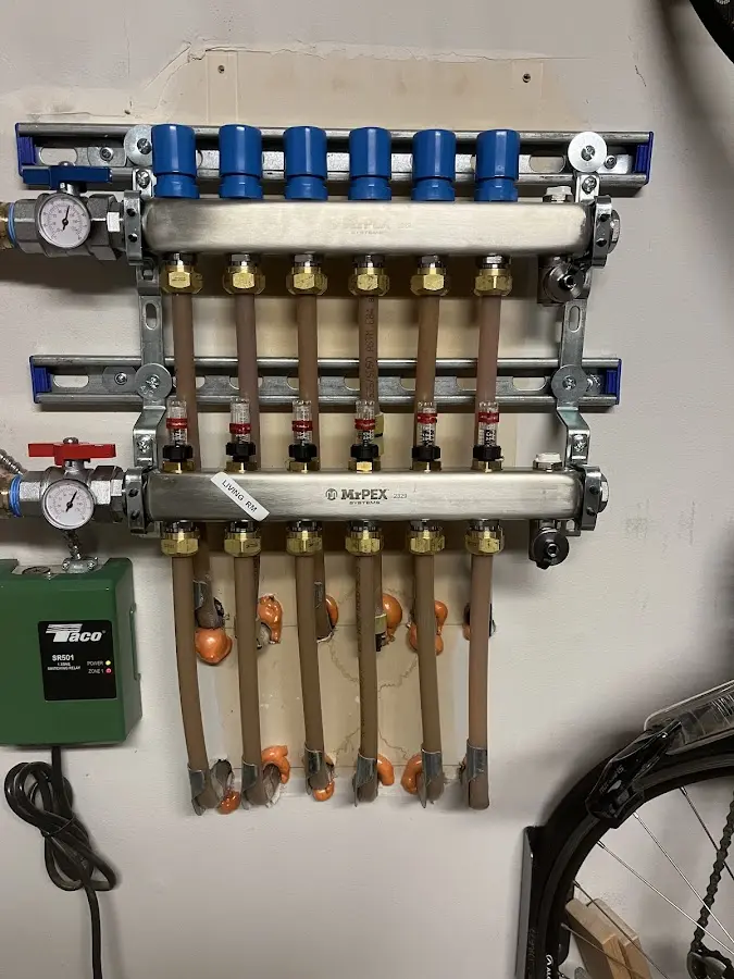 Plumber performing Leak Detection at a residential property in Floral City